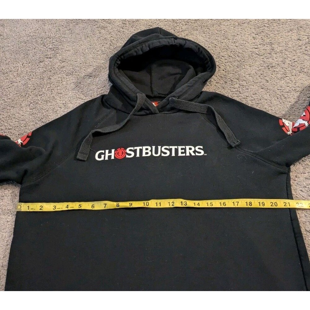 Rare Element X Ghostbusters Pullover Black Hoodie… - image 5